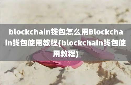 blockchain钱包怎么用Blockchain钱包使用教程(blockchain钱包使用教程)