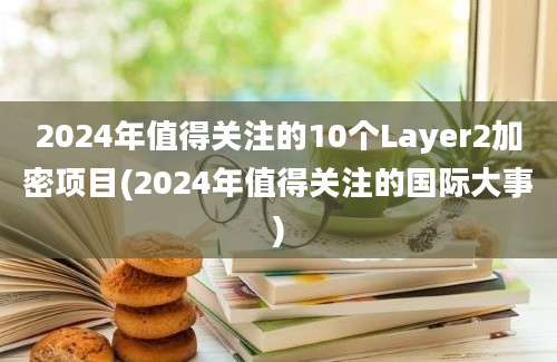 2024年值得关注的10个Layer2加密项目(2024年值得关注的国际大事)