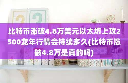 比特币涨破4.8万美元以太坊上攻2500龙年行情会持续多久(比特币涨破4.8万是真的吗)