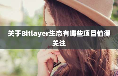 关于Bitlayer生态有哪些项目值得关注