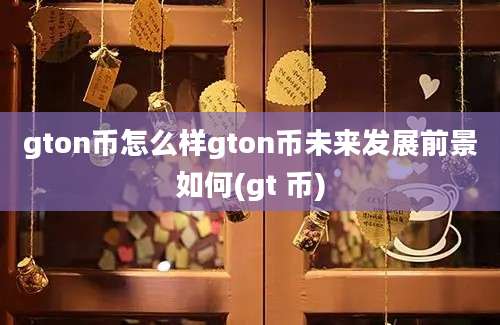 gton币怎么样gton币未来发展前景如何(gt 币)