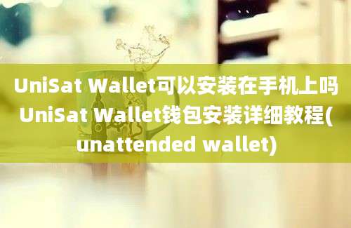 UniSat Wallet可以安装在手机上吗UniSat Wallet钱包安装详细教程(unattended wallet)