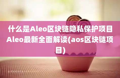 什么是Aleo区块链隐私保护项目Aleo最新全面解读(aos区块链项目)