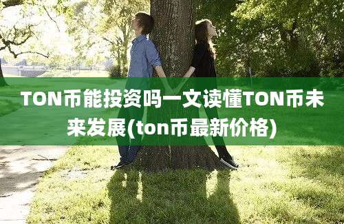 TON币能投资吗一文读懂TON币未来发展(ton币最新价格)