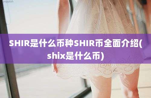 SHIR是什么币种SHIR币全面介绍(shix是什么币)