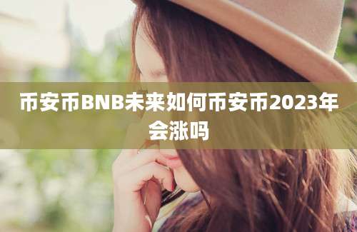 币安币BNB未来如何币安币2023年会涨吗