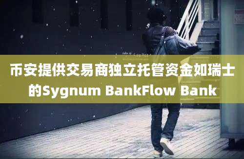 币安提供交易商独立托管资金如瑞士的Sygnum BankFlow Bank