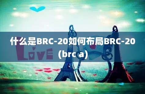 什么是BRC-20如何布局BRC-20(brc a)