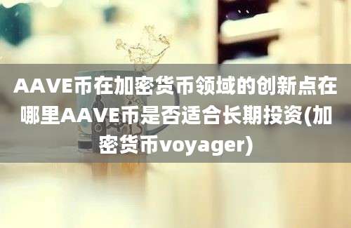 AAVE币在加密货币领域的创新点在哪里AAVE币是否适合长期投资(加密货币voyager)