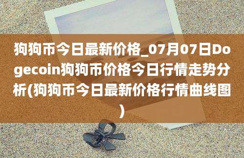 狗狗币今日最新价格_07月07日Dogecoin狗狗币价格今日行情走势分析(狗狗币今日最新价格行情曲线图)