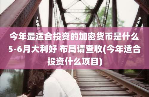 今年最适合投资的加密货币是什么5-6月大利好 布局请查收(今年适合投资什么项目)