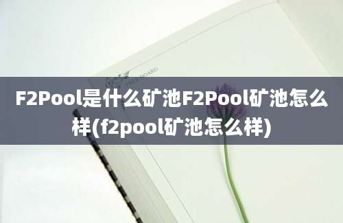 F2Pool是什么矿池F2Pool矿池怎么样(f2pool矿池怎么样)