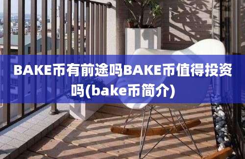 BAKE币有前途吗BAKE币值得投资吗(bake币简介)