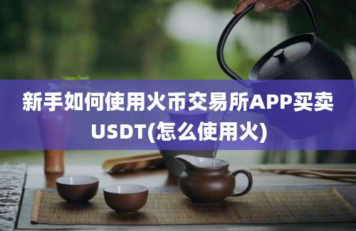 新手如何使用火币交易所APP买卖USDT(怎么使用火)