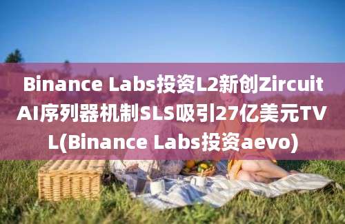 Binance Labs投资L2新创ZircuitAI序列器机制SLS吸引27亿美元TVL(Binance Labs投资aevo)