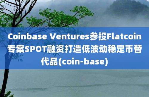 Coinbase Ventures参投Flatcoin专案SPOT融资打造低波动稳定币替代品(coin-base)