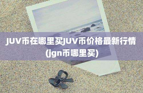 JUV币在哪里买JUV币价格最新行情(jgn币哪里买)