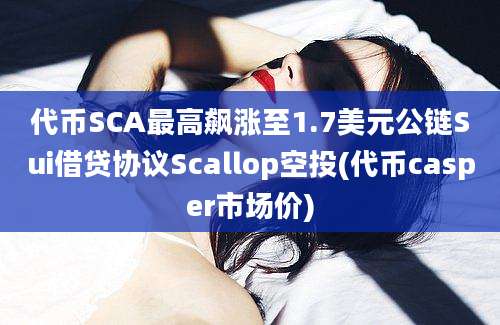 代币SCA最高飙涨至1.7美元公链Sui借贷协议Scallop空投(代币casper市场价)