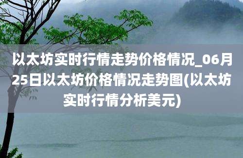 以太坊实时行情走势价格情况_06月25日以太坊价格情况走势图(以太坊实时行情分析美元)