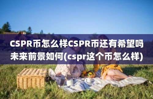 CSPR币怎么样CSPR币还有希望吗未来前景如何(cspr这个币怎么样)