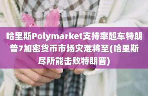 哈里斯Polymarket支持率超车特朗普7加密货币市场灾难将至(哈里斯尽所能击败特朗普)