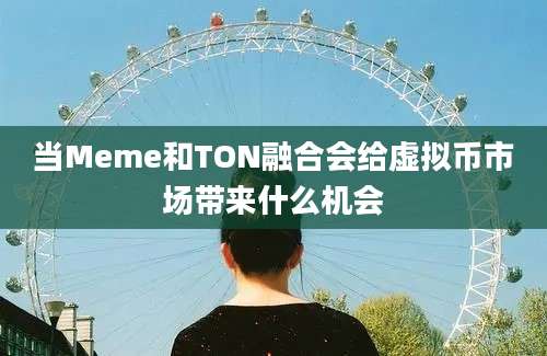 当Meme和TON融合会给虚拟币市场带来什么机会