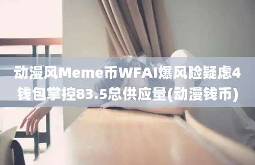 动漫风Meme币WFAI爆风险疑虑4钱包掌控83.5总供应量(动漫钱币)