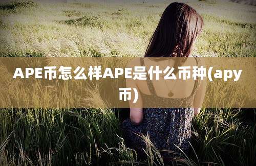 APE币怎么样APE是什么币种(apy币)