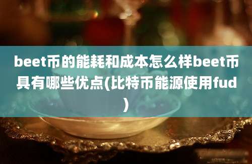 beet币的能耗和成本怎么样beet币具有哪些优点(比特币能源使用fud)