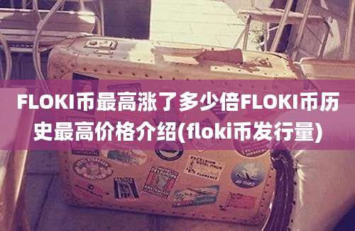 FLOKI币最高涨了多少倍FLOKI币历史最高价格介绍(floki币发行量)