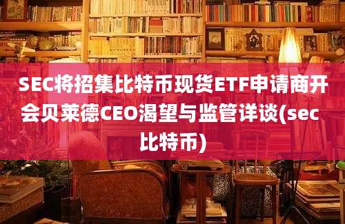 SEC将招集比特币现货ETF申请商开会贝莱德CEO渴望与监管详谈(sec 比特币)