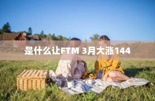 是什么让FTM 3月大涨144