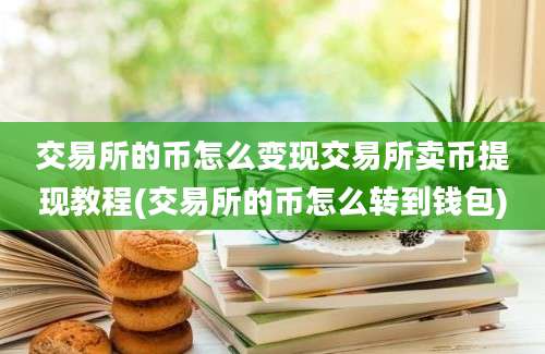 交易所的币怎么变现交易所卖币提现教程(交易所的币怎么转到钱包)