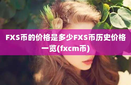 FXS币的价格是多少FXS币历史价格一览(fxcm币)