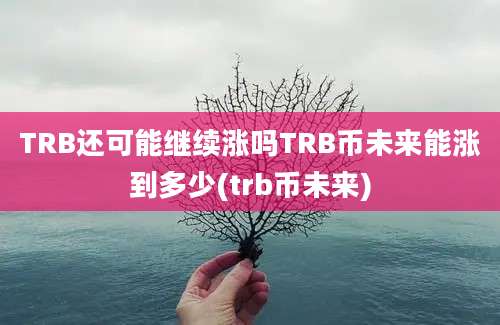 TRB还可能继续涨吗TRB币未来能涨到多少(trb币未来)