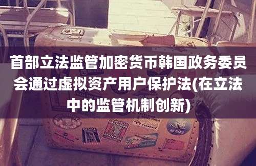 首部立法监管加密货币韩国政务委员会通过虚拟资产用户保护法(在立法中的监管机制创新)