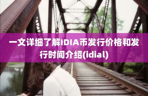 一文详细了解IDIA币发行价格和发行时间介绍(idial)