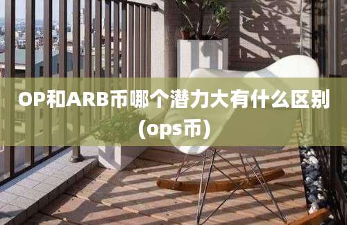 OP和ARB币哪个潜力大有什么区别(ops币)