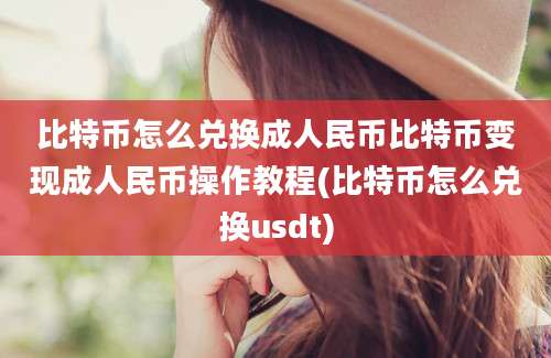 比特币怎么兑换成人民币比特币变现成人民币操作教程(比特币怎么兑换usdt)