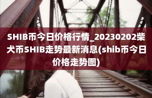 SHIB币今日价格行情_20230202柴犬币SHIB走势最新消息(shib币今日价格走势图)