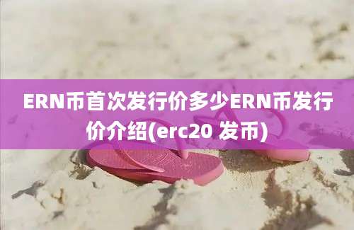 ERN币首次发行价多少ERN币发行价介绍(erc20 发币)