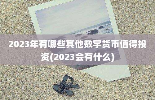 2023年有哪些其他数字货币值得投资(2023会有什么)