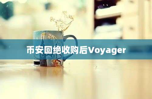 币安回绝收购后Voyager