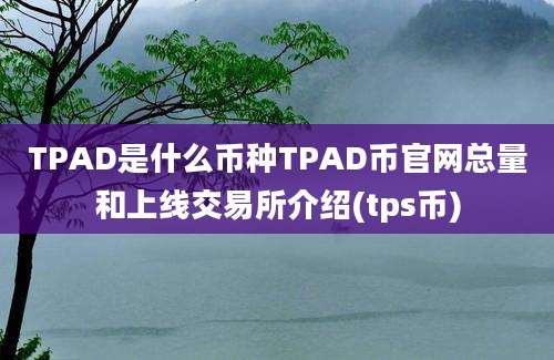 TPAD是什么币种TPAD币官网总量和上线交易所介绍(tps币)