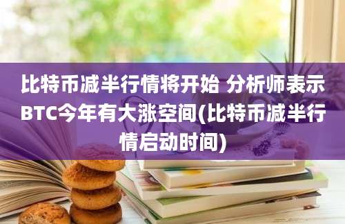 比特币减半行情将开始 分析师表示BTC今年有大涨空间(比特币减半行情启动时间)