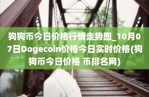 狗狗币今日价格行情走势图_10月07日Dogecoin价格今日实时价格(狗狗币今日价格 币排名网)