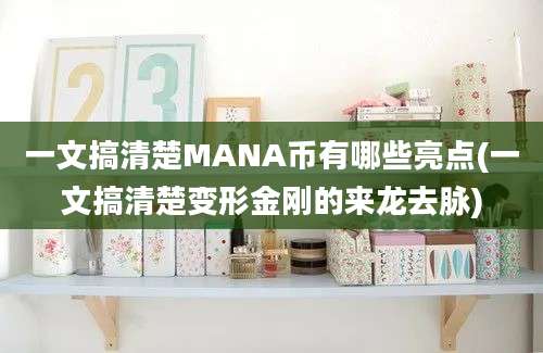 一文搞清楚MANA币有哪些亮点(一文搞清楚变形金刚的来龙去脉)