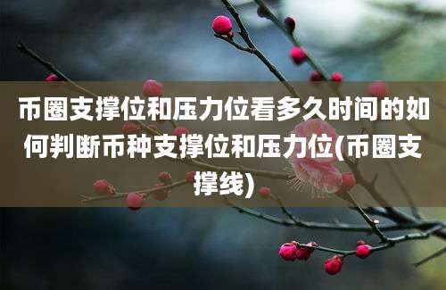 币圈支撑位和压力位看多久时间的如何判断币种支撑位和压力位(币圈支撑线)