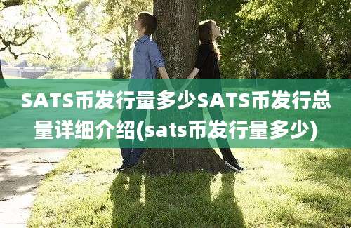 SATS币发行量多少SATS币发行总量详细介绍(sats币发行量多少)