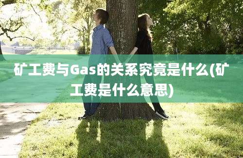 矿工费与Gas的关系究竟是什么(矿工费是什么意思)